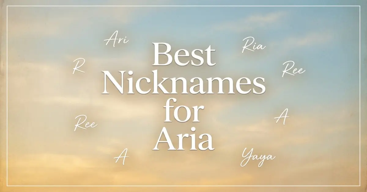 Nicknames for Aria