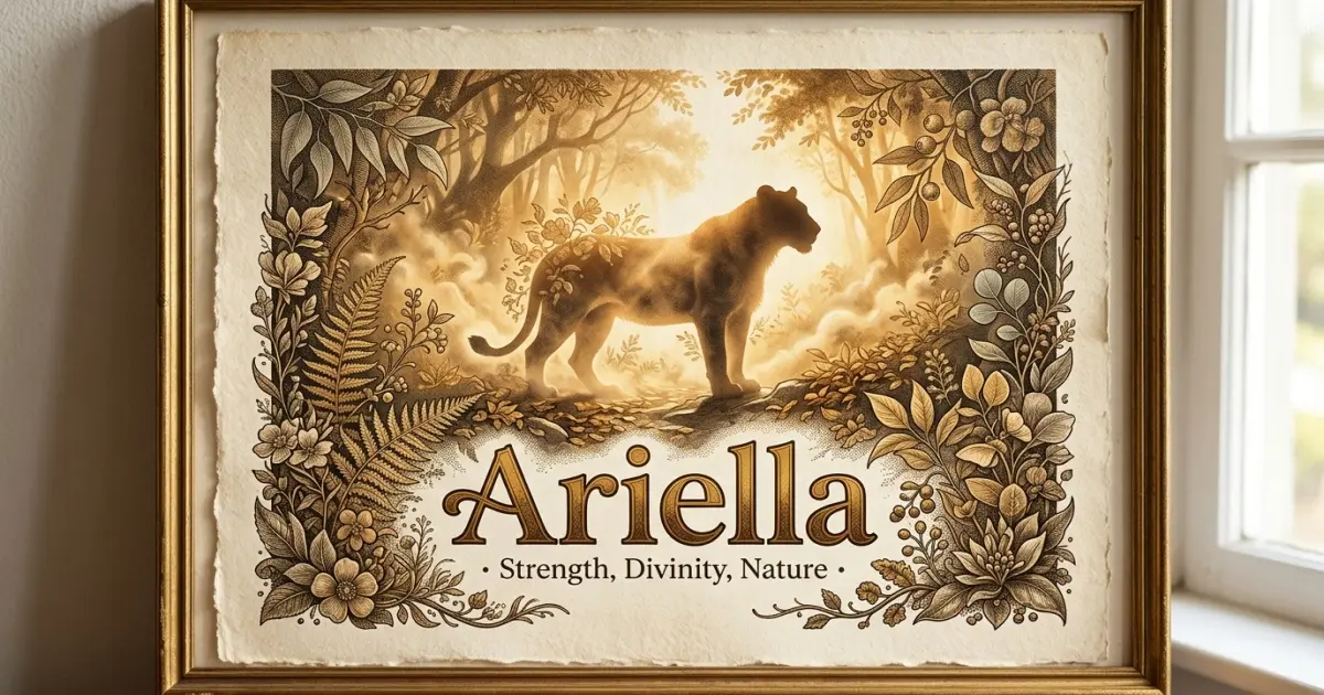 Ariella meaning themes: strength, divinity, nature