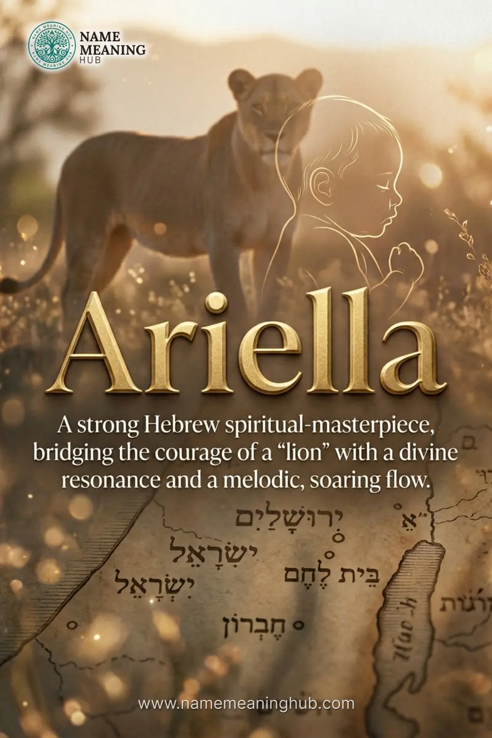 Meaning of the name Ariella: A strong Hebrew spiritual-masterpiece, bridging the courage of a "lion" with a divine resonance and a melodic, soaring flow.