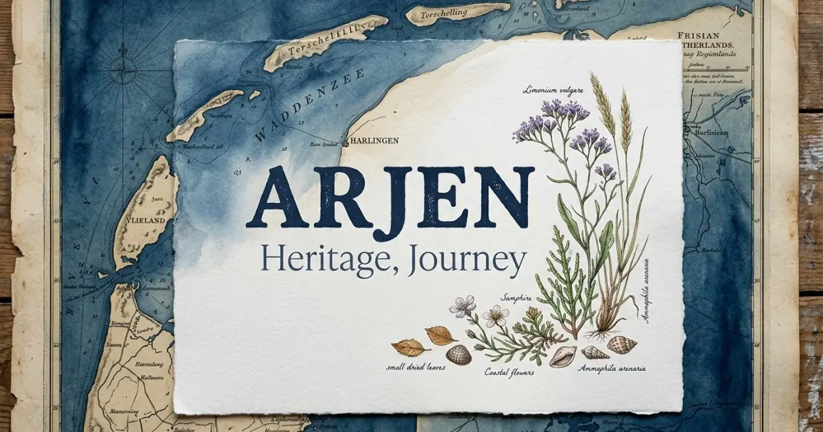Arjen meaning themes: heritage, journey