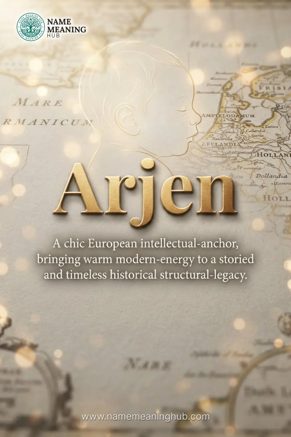 Meaning of the name Arjen: A chic European intellectual-anchor, bringing warm modern-energy to a storied and timeless historical structural-legacy.
