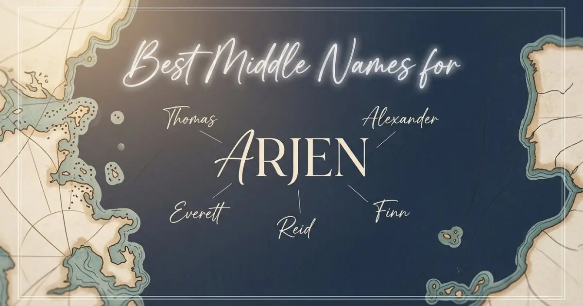 Best middle names for Arjen