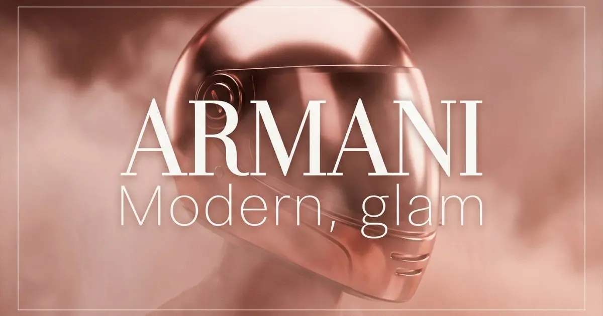 Armani name vibe: Modern, glam