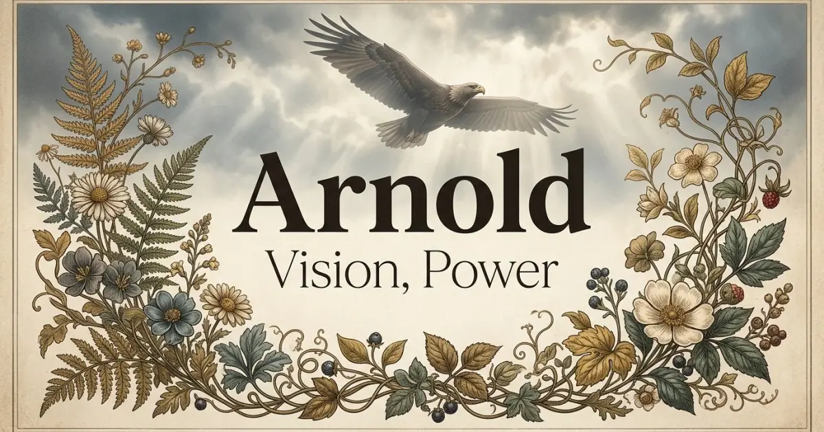 Arnold meaning themes: vision, power