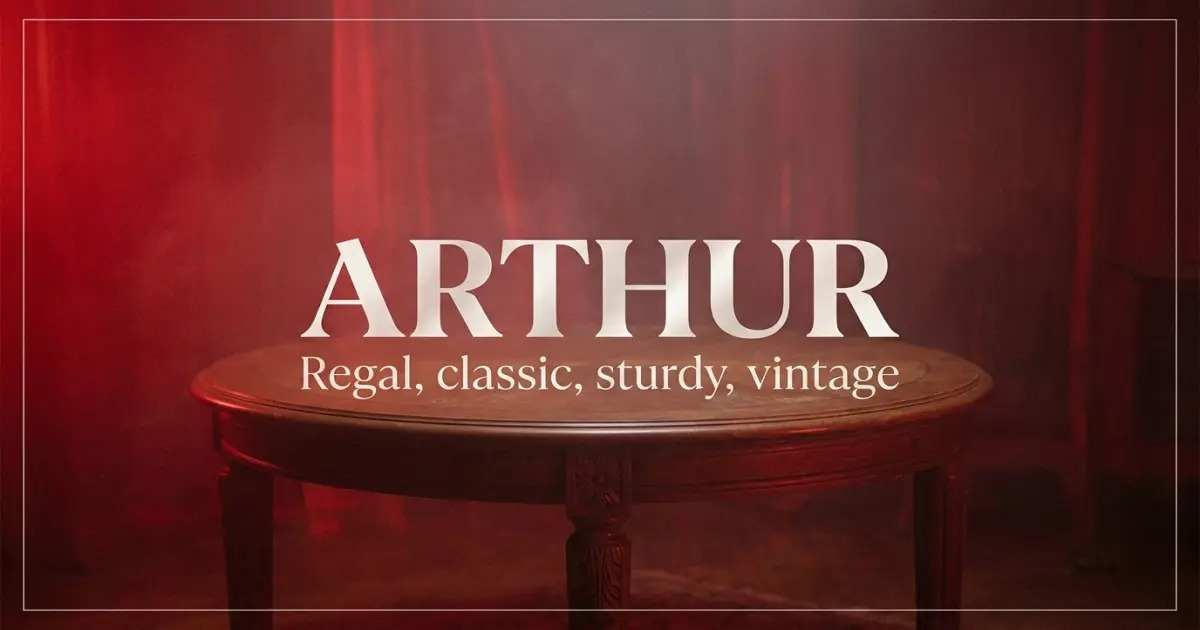 Arthur Name Vibe