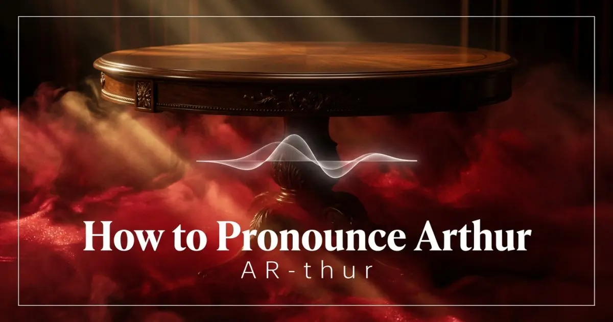 How to pronounce Arthur