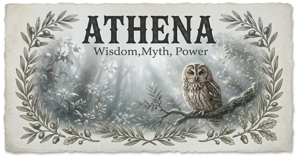 Athena meaning themes: wisdom, myth, power