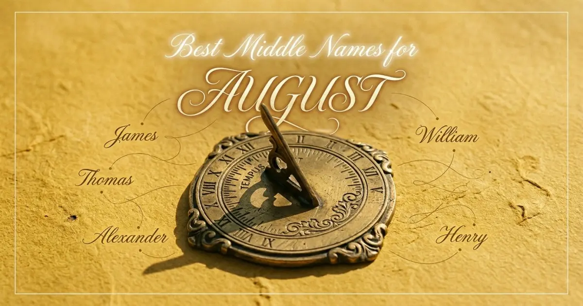 Best middle names for August