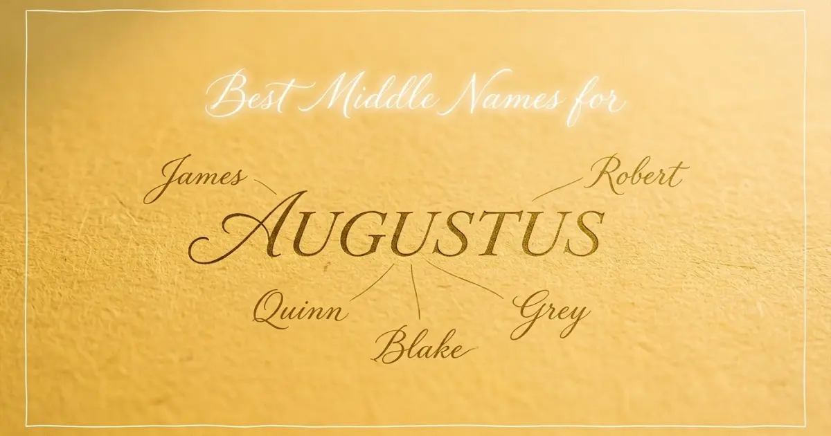 Best middle names for Augustus
