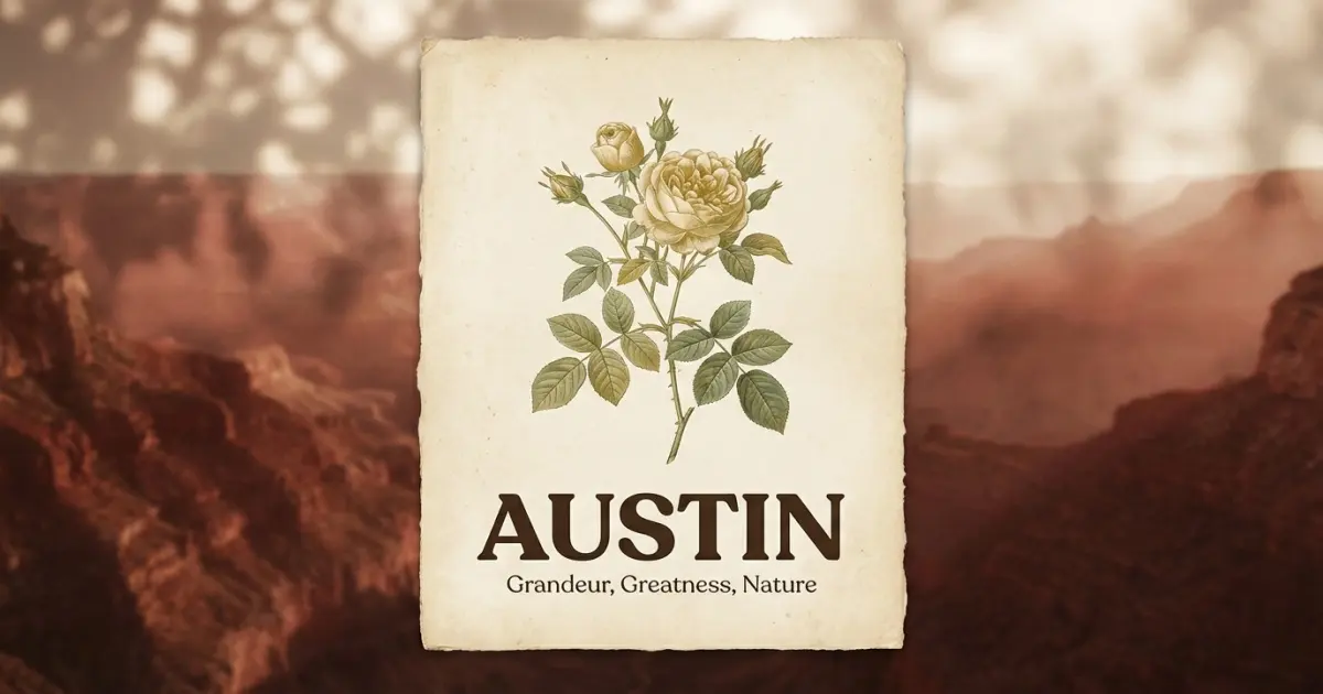Austin meaning themes: grandeur, greatness, nature
