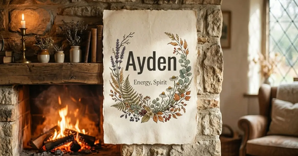 Ayden meaning themes: energy, spirit