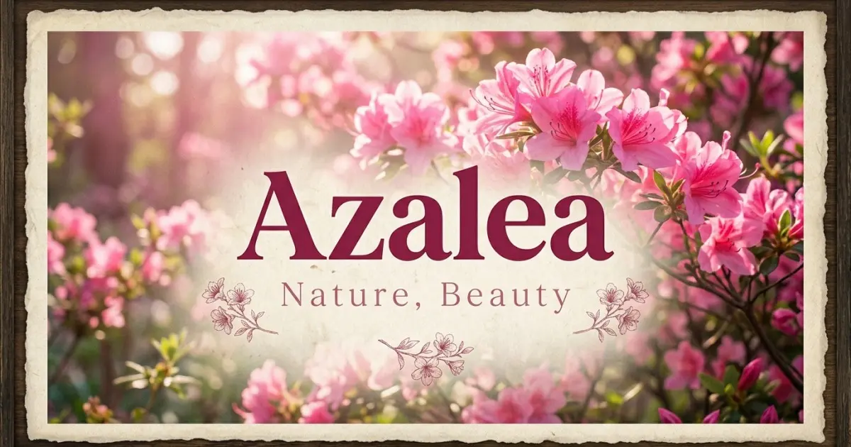 Azalea meaning themes: nature, beauty