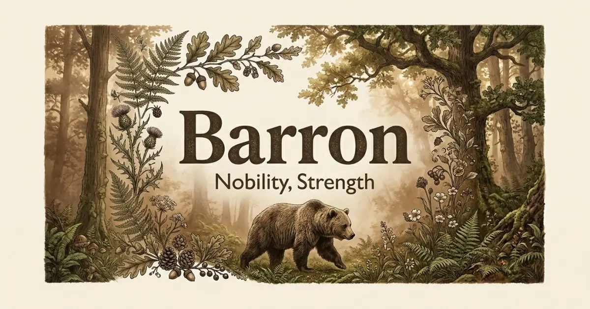 Barron meaning themes: nobility, strength