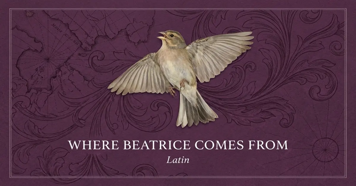 The name Beatrice comes from: Latin