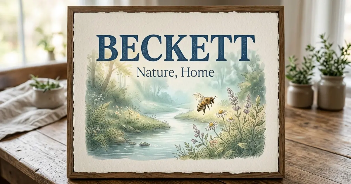 Beckett meaning themes: nature, home