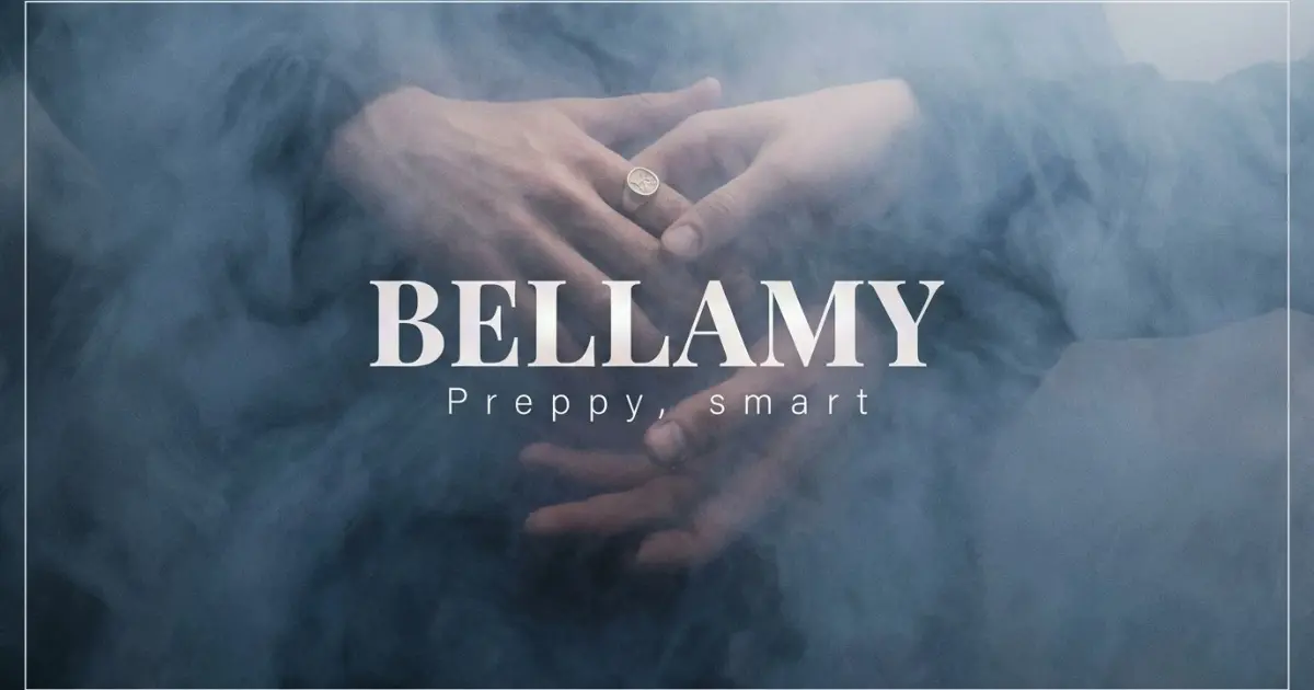 Bellamy name vibe: Preppy, smart