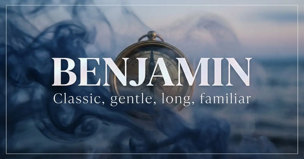 Benjamin Name Vibe