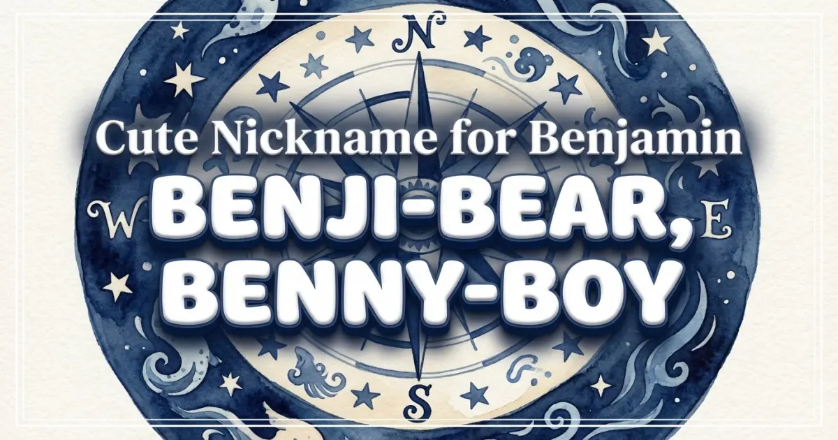 Cute Nickname For Benjamin Idea