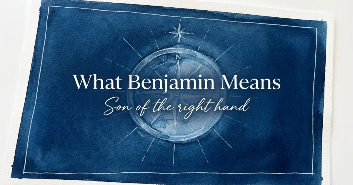 What Benjamin Means