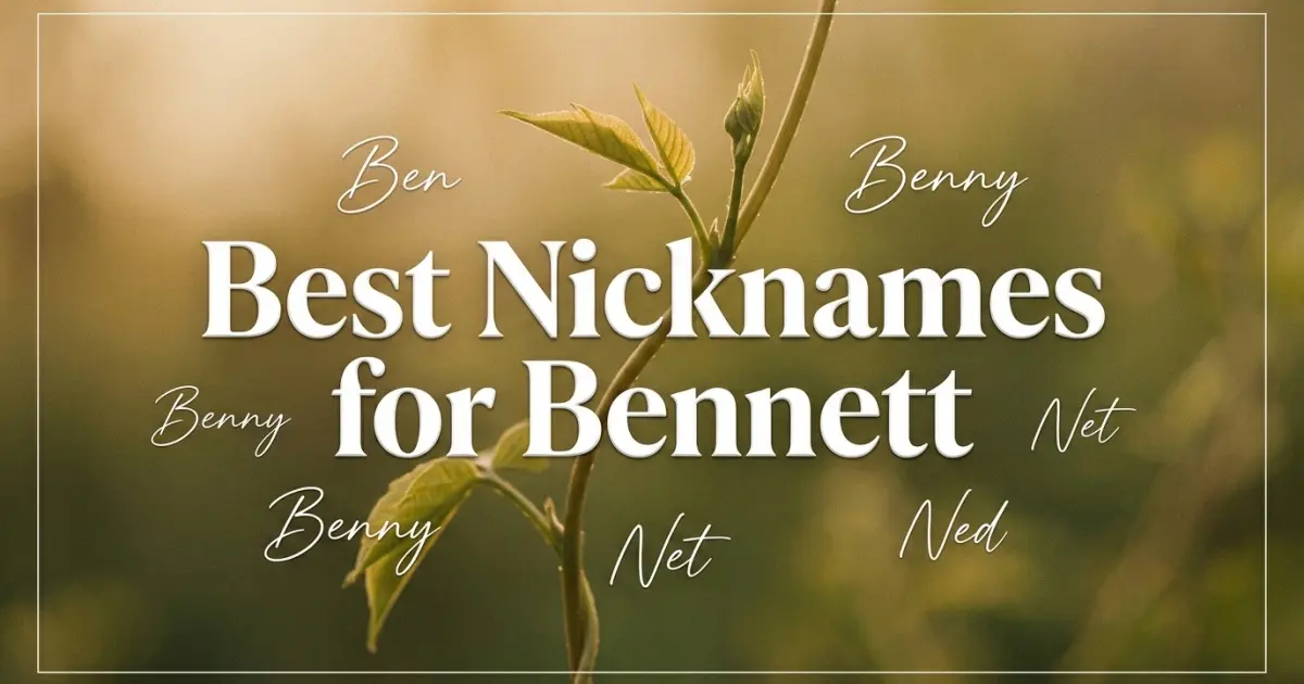 Nicknames for Bennett