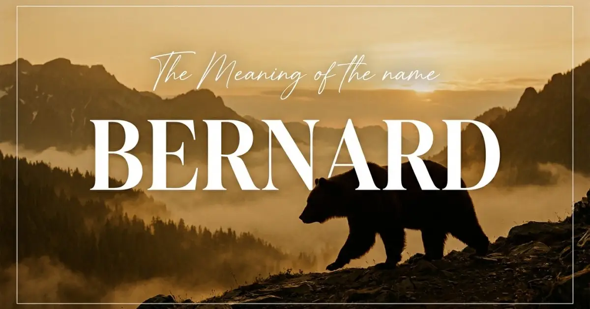Bernard name meaning