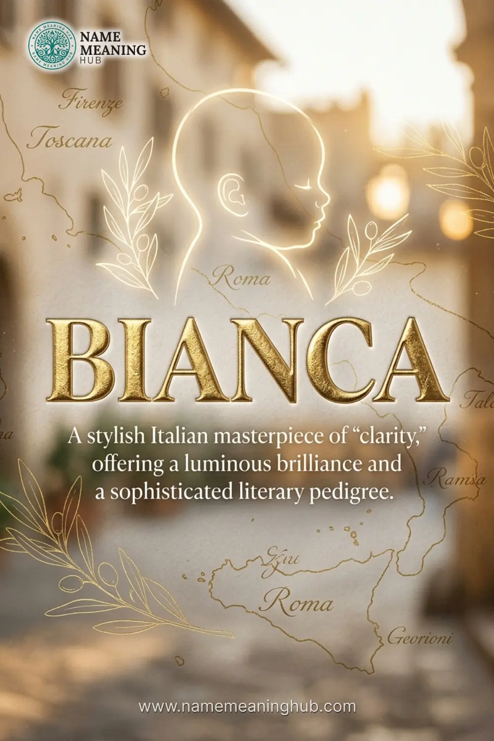 Meaning of the name Bianca: A stylish Italian masterpiece of "clarity," offering a luminous brilliance and a sophisticated literary pedigree.