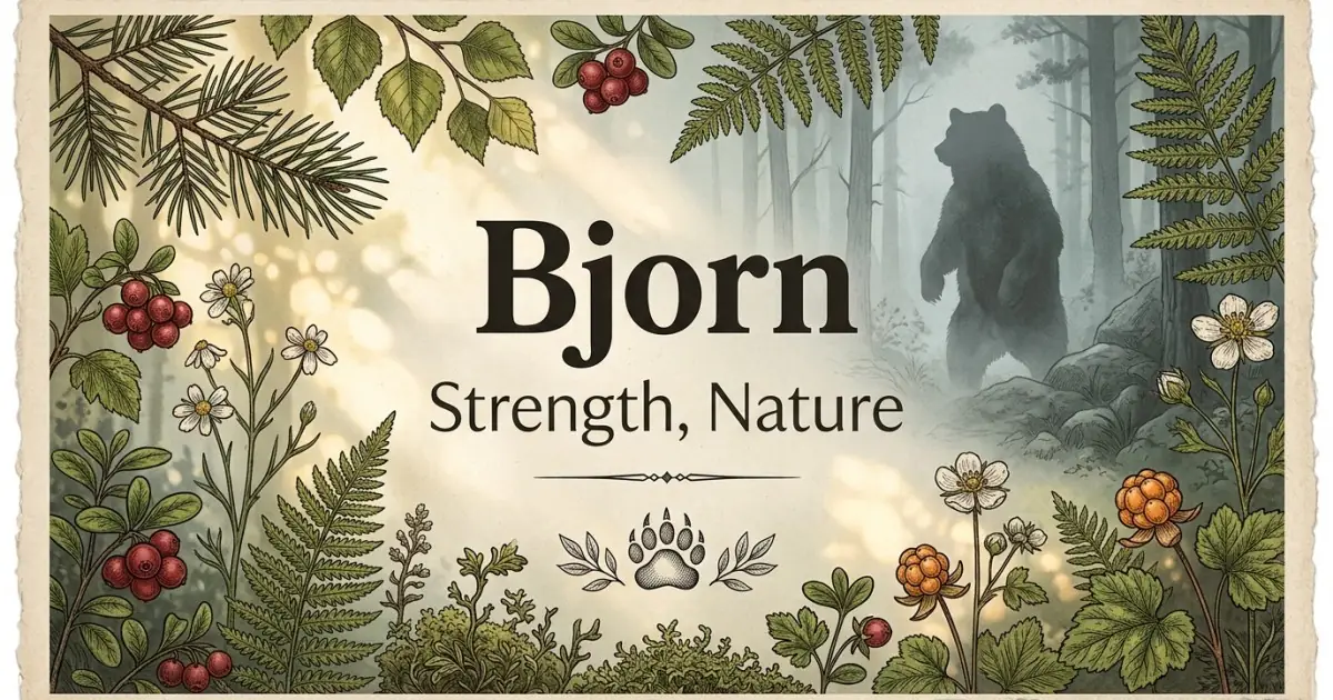 Bjorn meaning themes: strength, nature