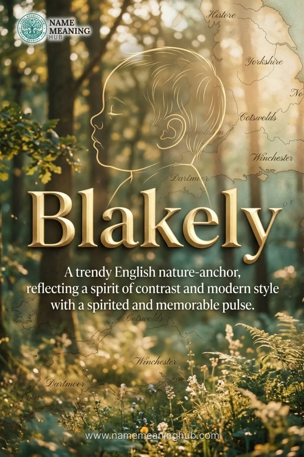 Meaning of the name Blakely: A trendy English nature-anchor, reflecting a spirit of contrast and modern style with a spirited and memorable pulse.