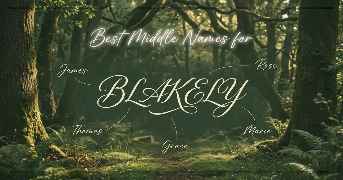 Best middle names for Blakely