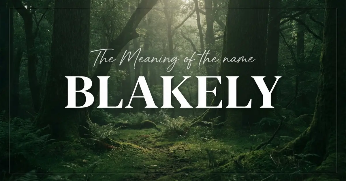 Blakely name meaning
