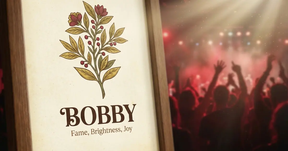 Bobby meaning themes: fame, brightness, joy