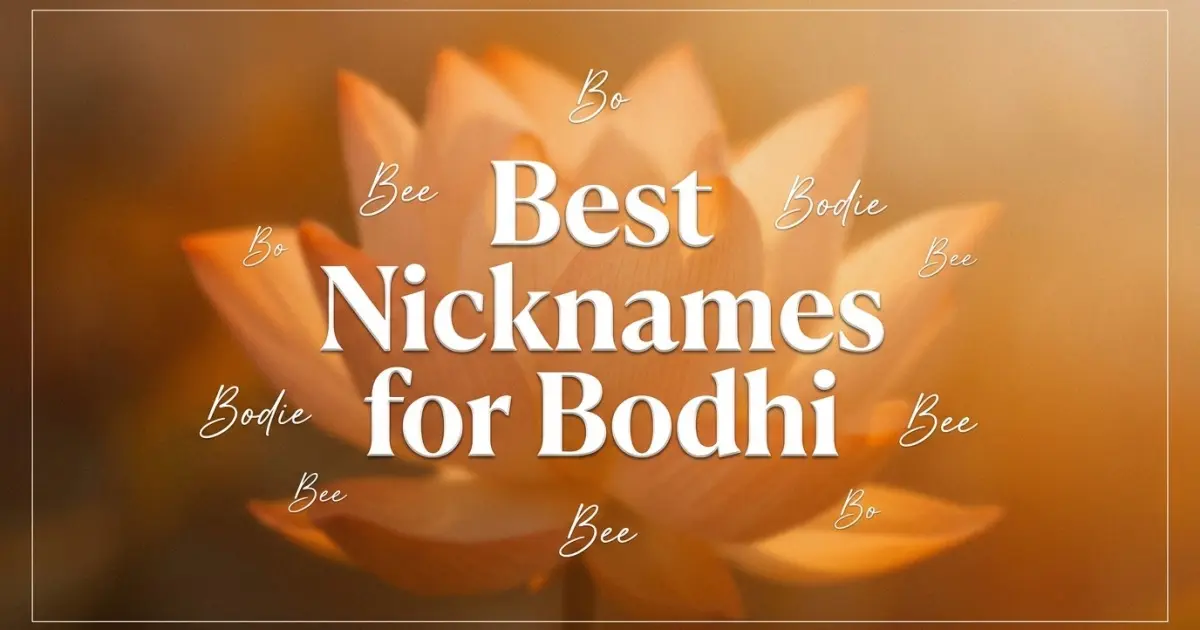 Nicknames for Bodhi