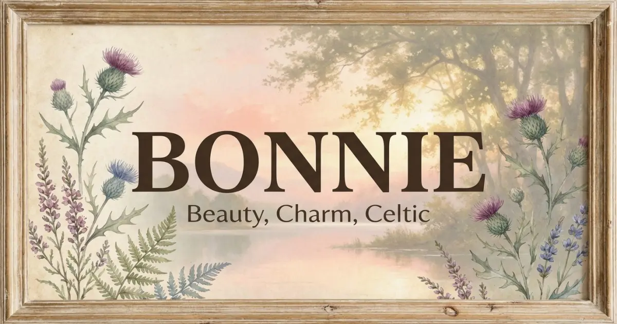 Bonnie meaning themes: beauty, charm, celtic
