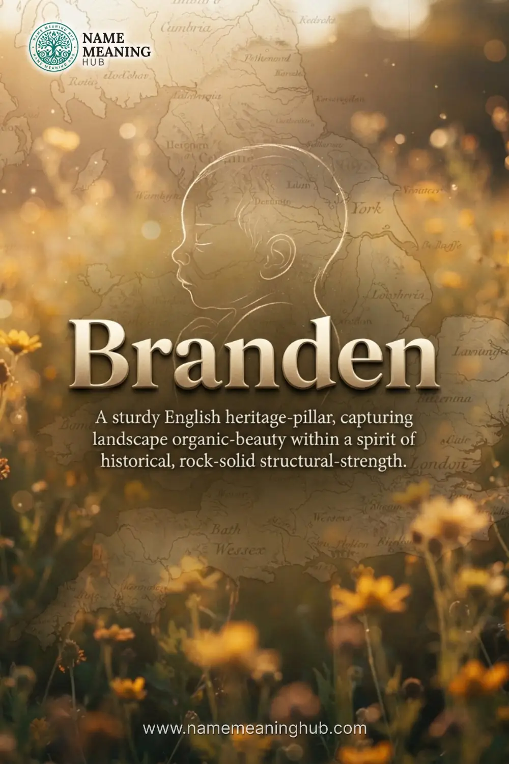 Meaning of the name Branden: A sturdy English heritage-pillar, capturing landscape organic-beauty within a spirit of historical, rock-solid structural-strength.