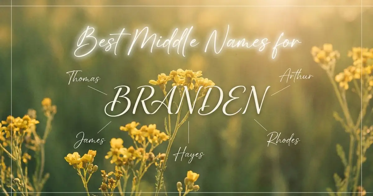 Best middle names for Branden