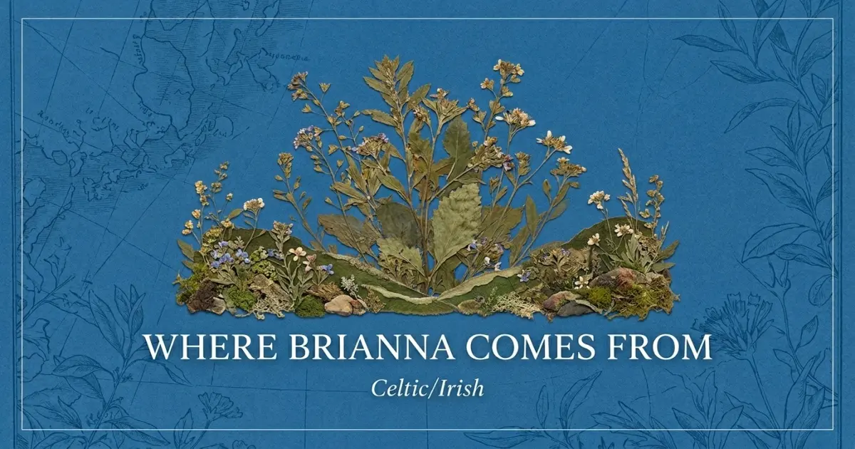 The name Brianna comes from: Celtic/Irish