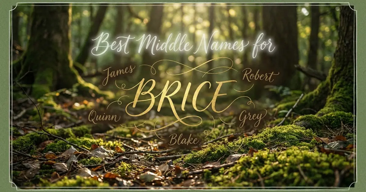 Best middle names for Brice
