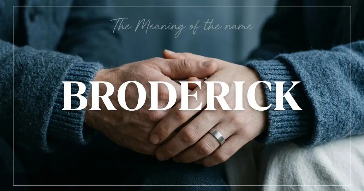 Broderick name meaning