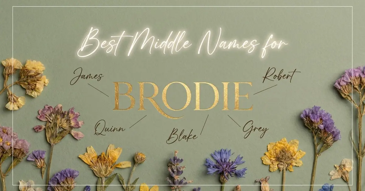 Best middle names for Brodie