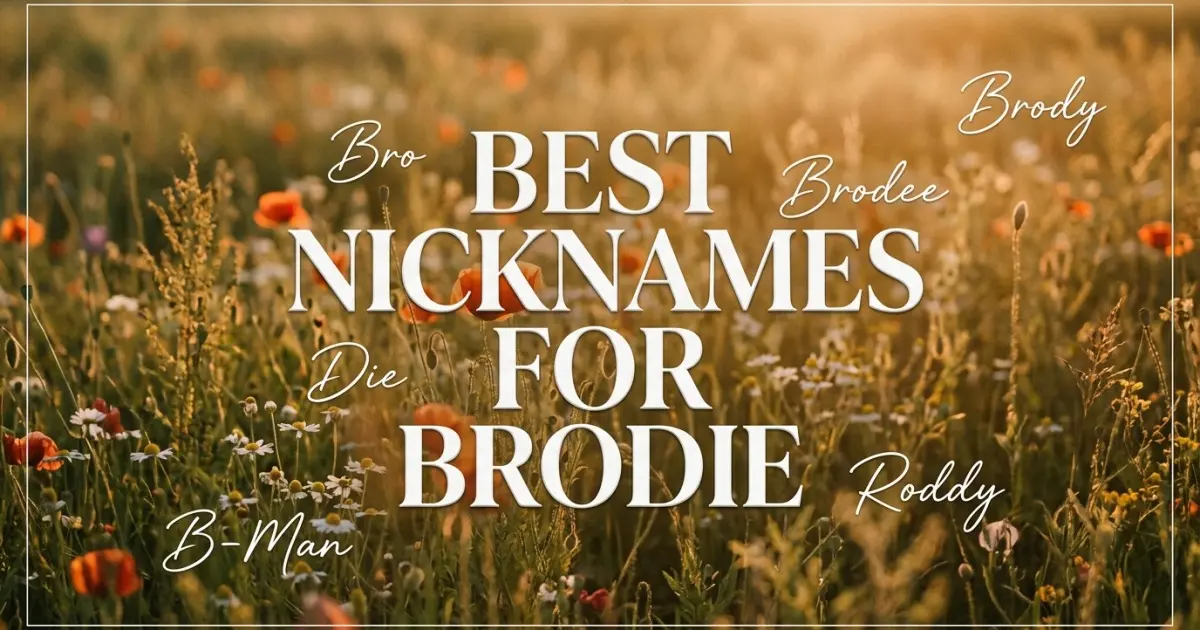 Nicknames for Brodie