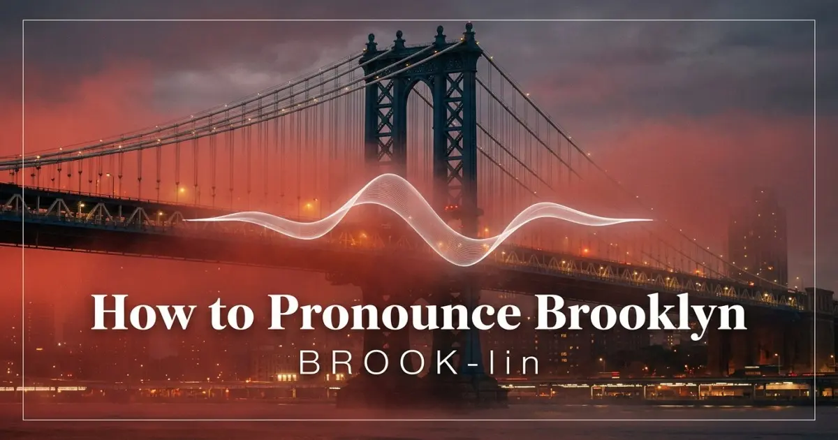 How to pronounce Brooklyn