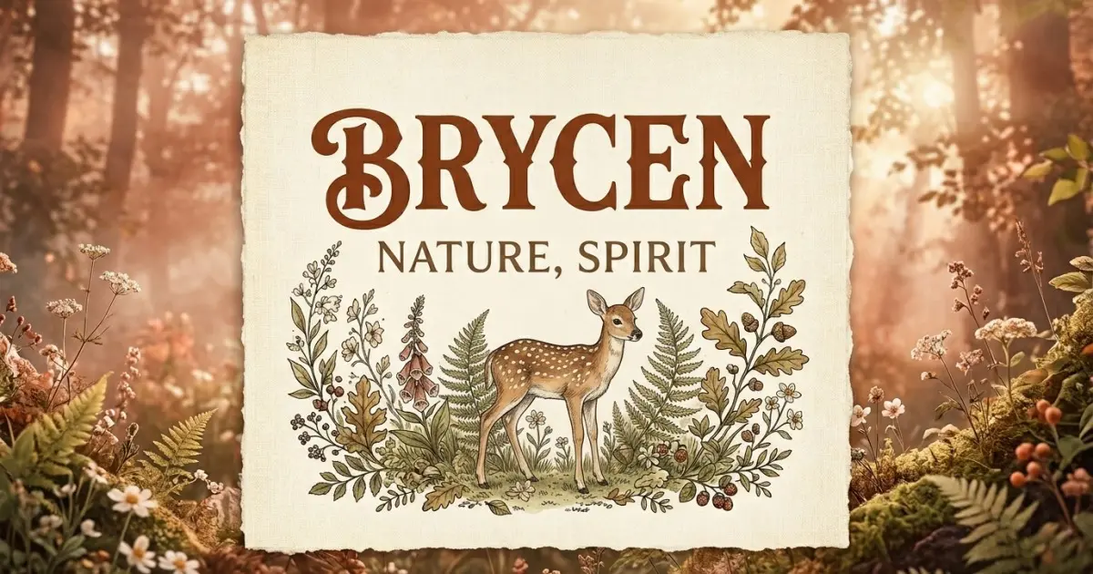Brycen meaning themes: nature, spirit