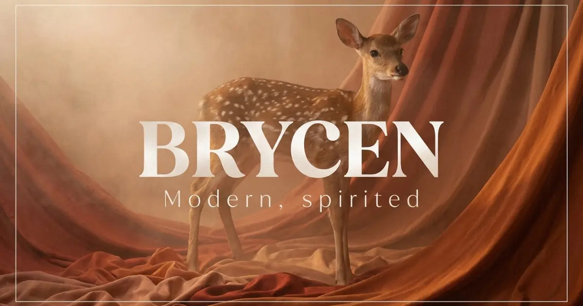 Brycen name vibe: Modern, spirited