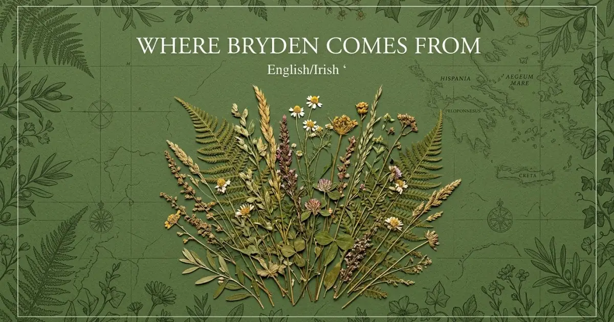The name Bryden comes from: English/Irish