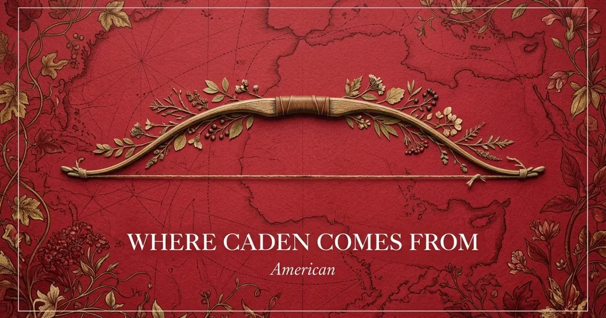 The name Caden comes from: American