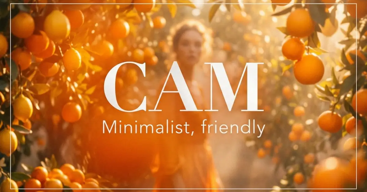 Cam name vibe: Minimalist, friendly