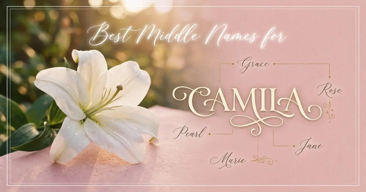 Best middle names for Camila