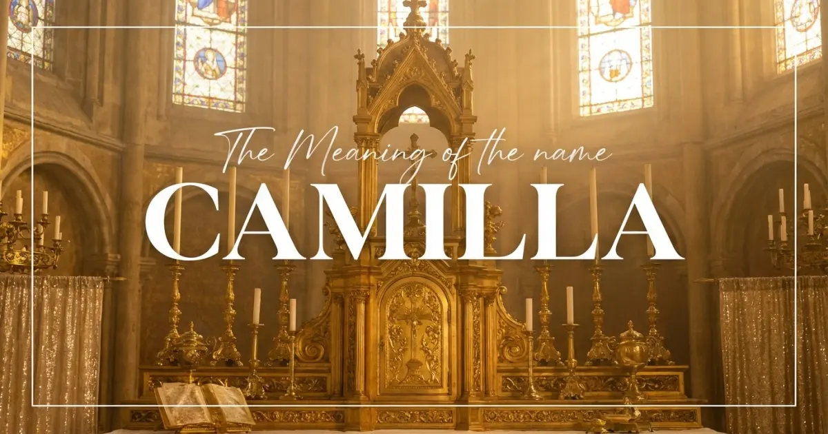Camilla name meaning