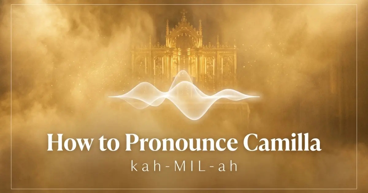 How to pronounce Camilla