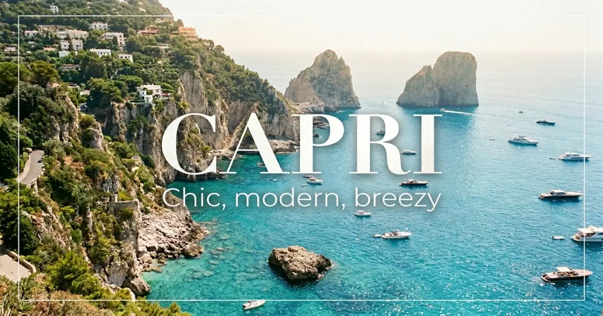 Capri name vibe: Chic, modern, breezy